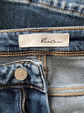 KanCan Mid-Rise Light to Mid Blue Stretch Denim Jeans